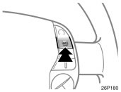 Toyota Prius: Information. Steering switch operation(Type 1 and Type 2)